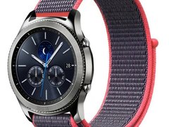 Curea ceas Smartwatch Samsung Galaxy Watch 46mm, Samsung Watch Gear S3, iUni 22 mm Soft Nylon Sport